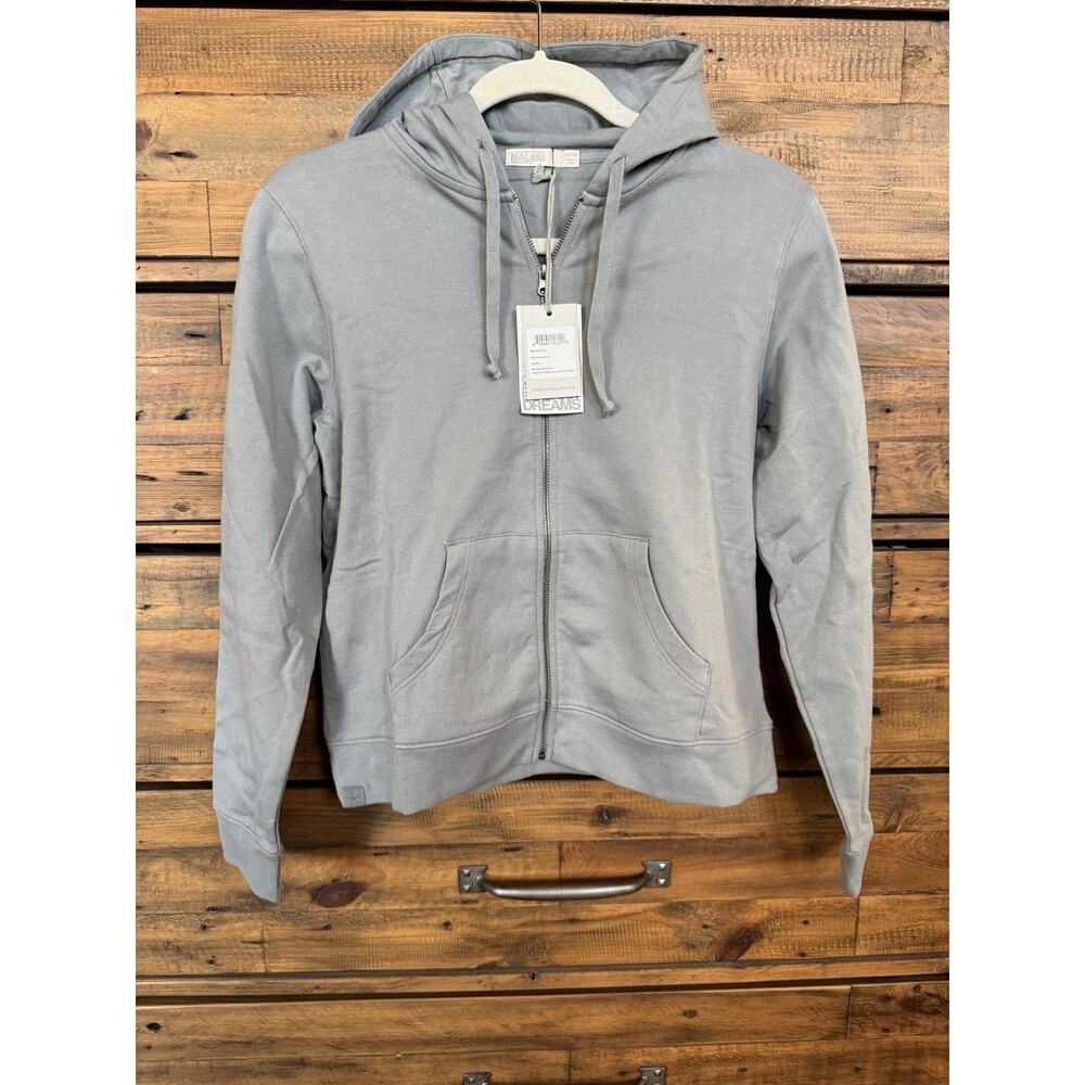 Barefoot Dreams Malibu Hoodie Youth Boys 12-14 Fleece Zip Up Sweatshirt